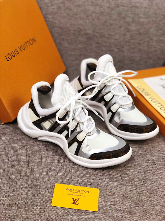 BL - LUV Archlight White Brown Sneaker