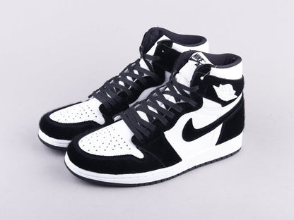 BL - AJ1 horsehair black and white