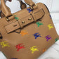 BB The Small Equestrian Knight Top Handle Belt Bag Brown For Women, Bags 14in/36cm