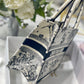 DI Small Book Tote White, For Women, Women’s Handbags 26.5cm/10.5in CD M1265ZRHZ_M941
