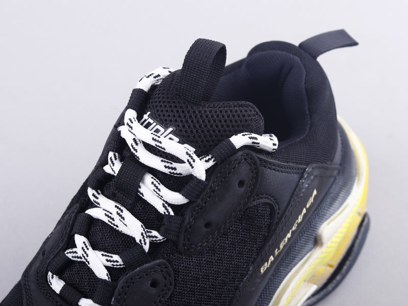 BL - Bla Triple S Black And Yellow Sneaker