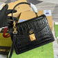 gg Ophidia Small gg Top Handle Bag Balck For Women, Women’s Bags 9.8in/25cm gg