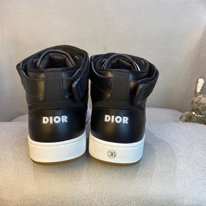 BL - DIR  B27 BLACK HIGH-TOP SNEAKER