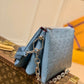 LV Coussin PM Monogram Embossed Puffy Light Blue For Women, Women’s Handbags, Shoulder And Crossbody Bags 10.2in/26cm LV