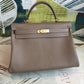 HM Kelly Retourne 35 Greige Togo Palladium Hardware For Women 13.7in/35cm