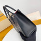 LV OnTheGo PM Tote Bag Monogram Empreinte Black/Beige For Women, Women’s Handbags, Shoulder And Crossbody Bags 9.8in/25cm LV M45659
