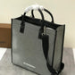 BB Horseferry Print Cotton Canvas Tote Black/Grey For Women, Women’s Bags, Shoulder And Crossbody Bags 14in/ 35.5cm BUR 80508141