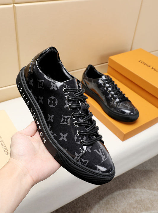 BL - LUV Low BLnogram Black Breathable Sneaker