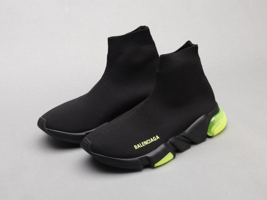 BL - Bla Socks Air Cushion Black Green Sneaker