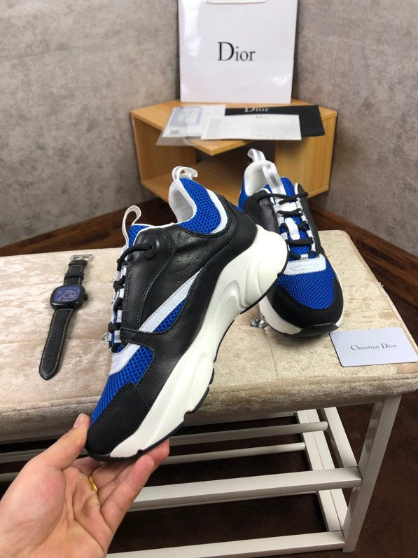 BL - DIR B22 Black Blue Sneaker