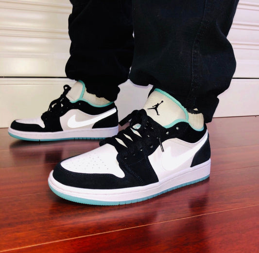 BL - AJ1 Black and Green toes