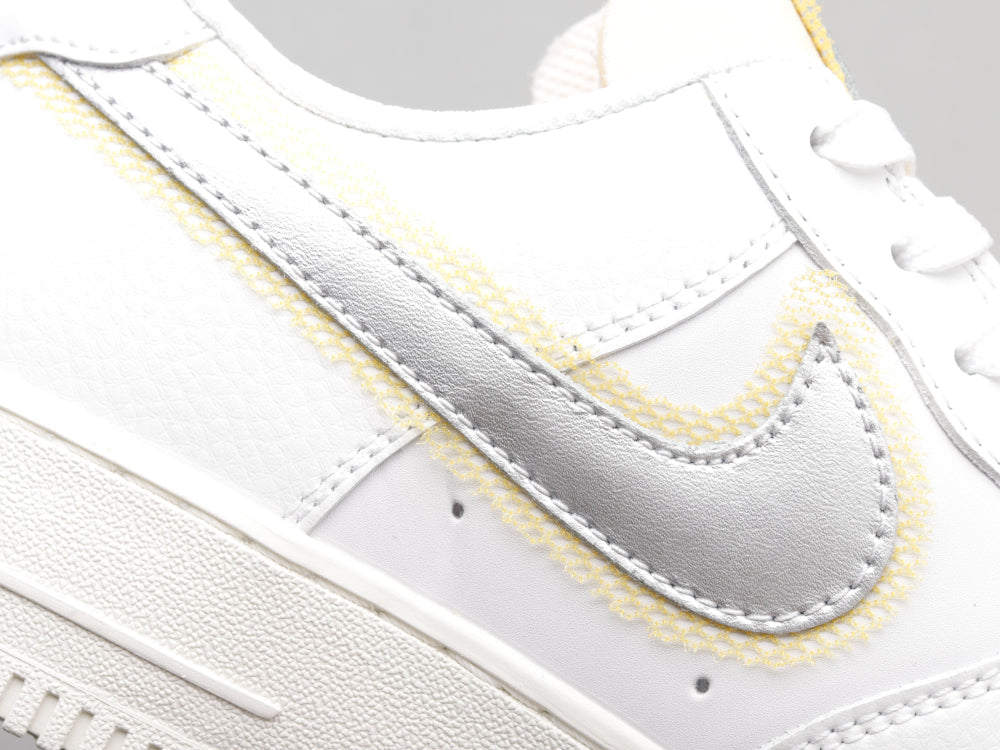 BL - AF1 Silver Yellow Low Top