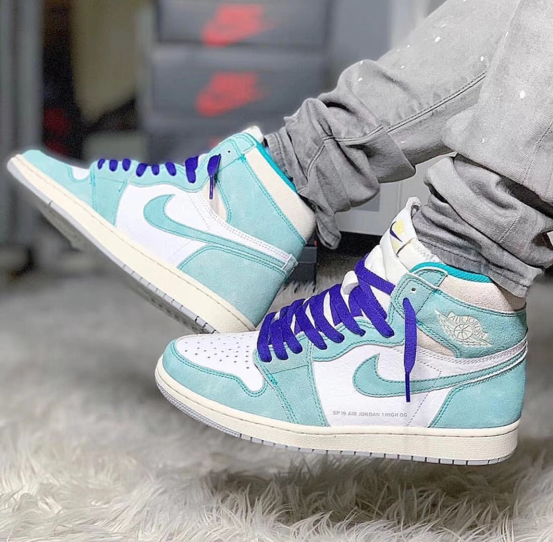 BL - AJ1 Green Suede Tiffany