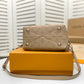 LV Bella Bucket Bag Mahina Galet Grey For Women, Women’s Handbags, Shoulder And Crossbody Bags 7.5in/22cm LV M57201