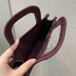 DI Mini Tote Book Oblique Red Canvas For Women 23cm/9in CD