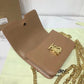 BB Tb Chain Belt Bag Light Brown For Women, Bags 6.6in/17cm