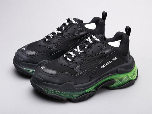 BL - Bla Triple S Black Green Sneaker