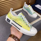 BL - DIR B23 White and Yellow LOW-TOP SNEAKER