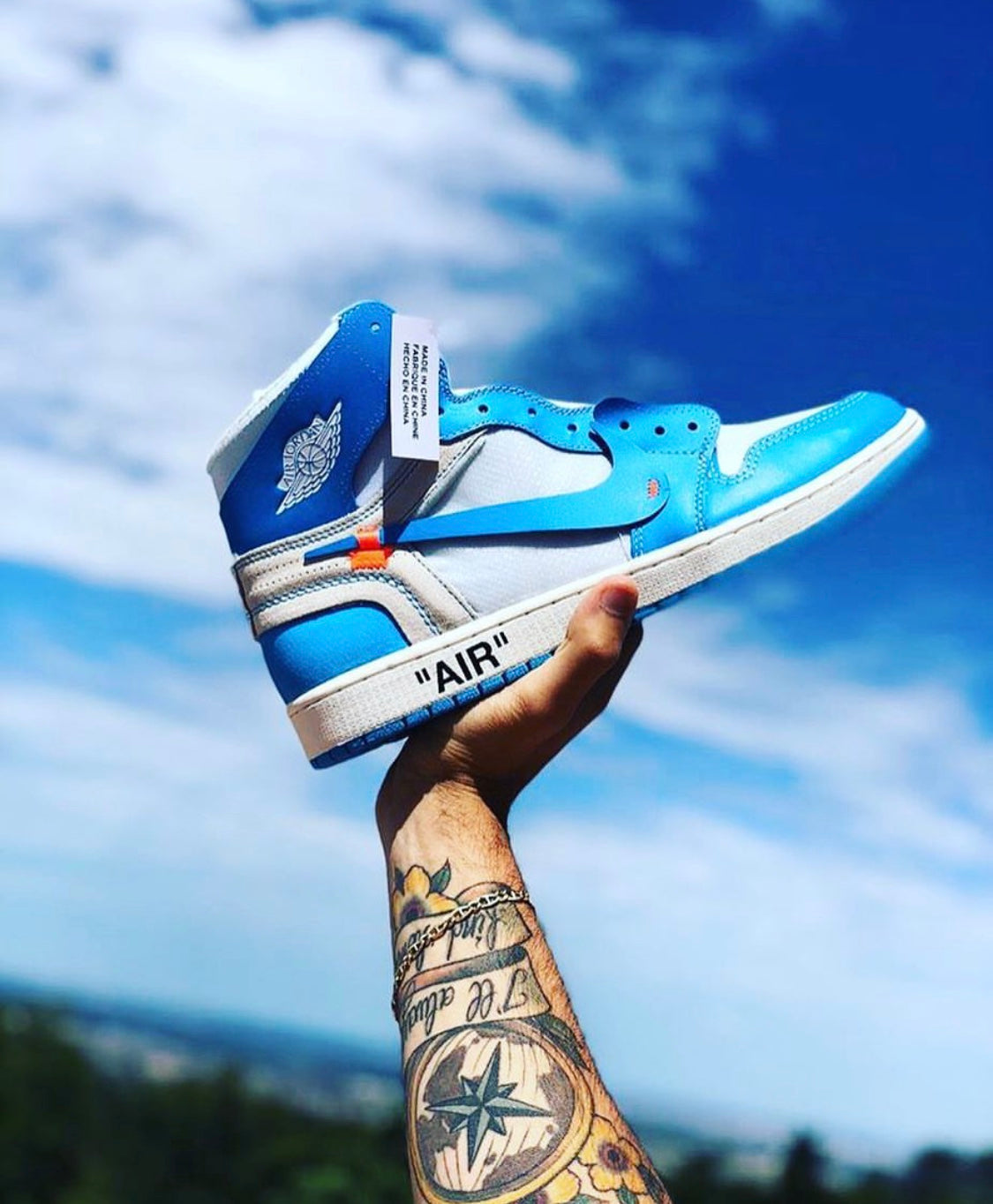 BL - OW x AJ1 North Carolina