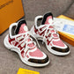 BL - LUV Archlight White Red Brown Sneaker