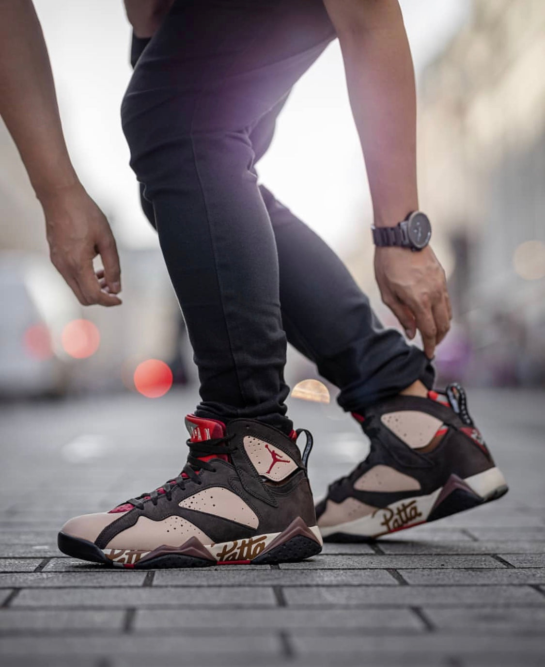 BL - AJ7 PATTA joint black and gray