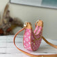 LV Loop Since 1854 Jacquard Pink By Nicolas Ghesquière For Cruise Show, WoHandbags 9.1in/23cm LV M81166