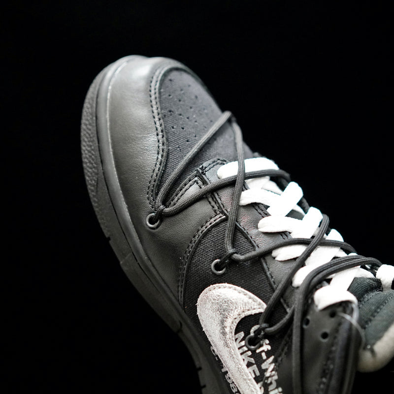 BL - OW x Dunk (NO.50) Black Silver