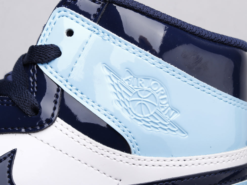 BL - AJ1 North Carolina Patent Leather