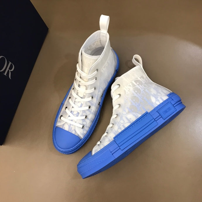 BL - DIR B23 Oblique Gradient Blue  HIGH-TOP SNEAKER