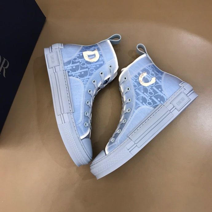 BL - DIR B23 BLUE HIGH-TOP SNEAKER