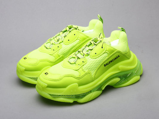 BL - Bla Air Cushion  Fluorescent Green Sneaker