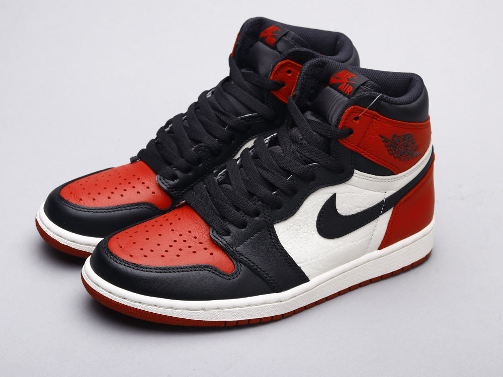 BL - AJ1 black red toe