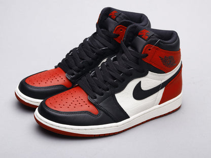 BL - AJ1 black red toe