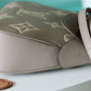 LV Bagatelle Monogram Empreinte Tourterelle Gray / Creme Beige For Women,  Shoulder And Crossbody Bags 22cm/8.7in LV M46112