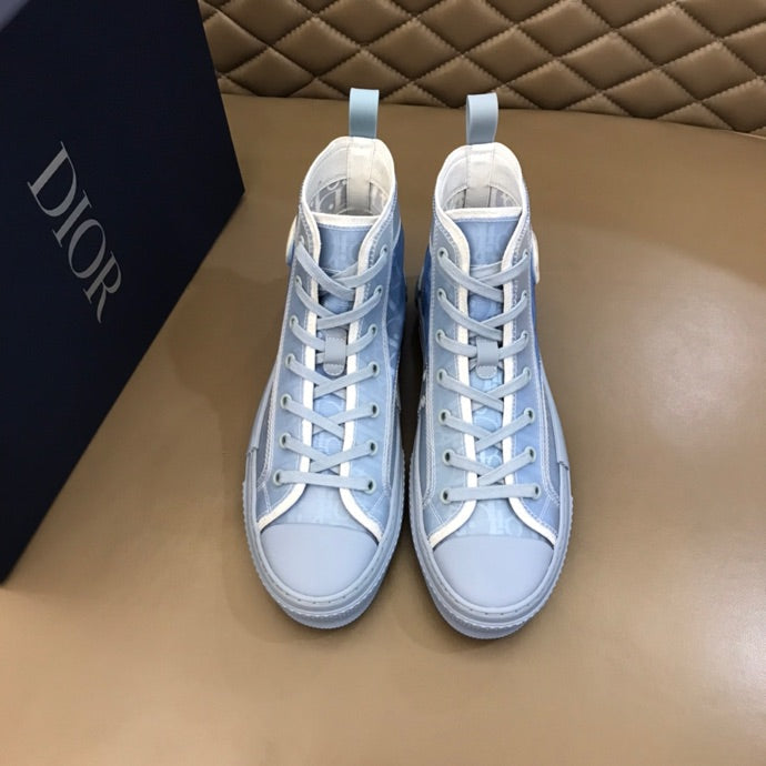 BL - DIR B23 BLUE HIGH-TOP SNEAKER