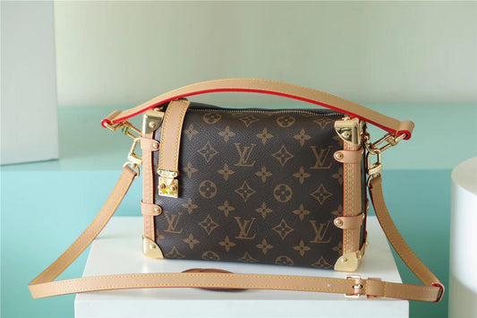 LV Side Trunk PM Monogram Canvas For Women, Women’s Bags, Shoulder And Crossbody Bags 8.3in/21cm LV 