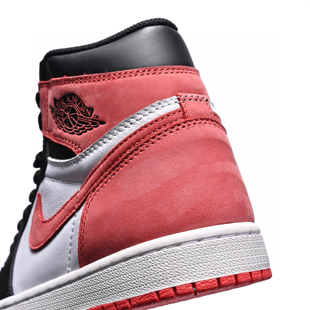 BL - AJ1 High Six Crowns Black and Red