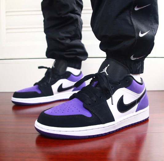 BL - AJ1 black and purple toes