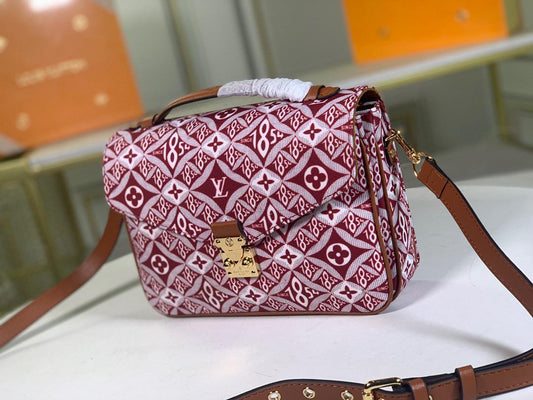 LV Since 1854 Pochette Metis Red For Women, Women’s Handbags, Shoulder And Crossbody Bags 9.8in/25cm LV