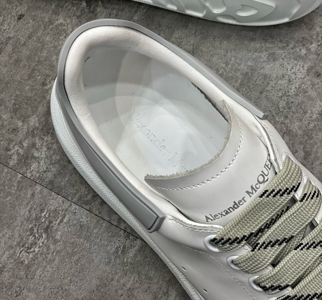 Alexander McQueen Oversized Sneaker White/Grey For Men
