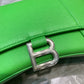 Balen Hourglass Small Handbag In Green, For Women,  Bags 9in/23cm