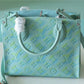 LV OnTheGo PM Monogram Empreinte Light Green For Women, Women’s Bags, Shoulder And Crossbody Bags 9.8in/25cm LV]