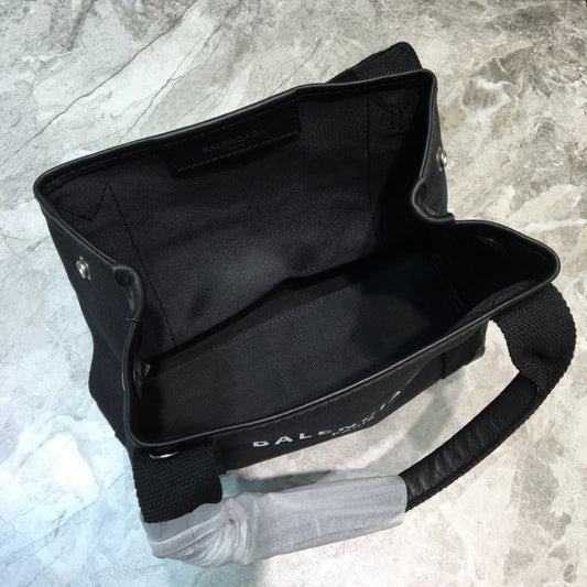 Balen Navy XS Tote Bag In Black, For Women,  Bags 12.6in/32cm 3903462HH3N1000