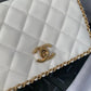 ChanelFlapbag With Chain White For Women, Women&#8217;s Bags 8.3in/21cm