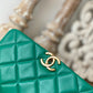 CHL Classic Diamond Flap Bag Green For Women, Women’s Bags 9.1in/23cm